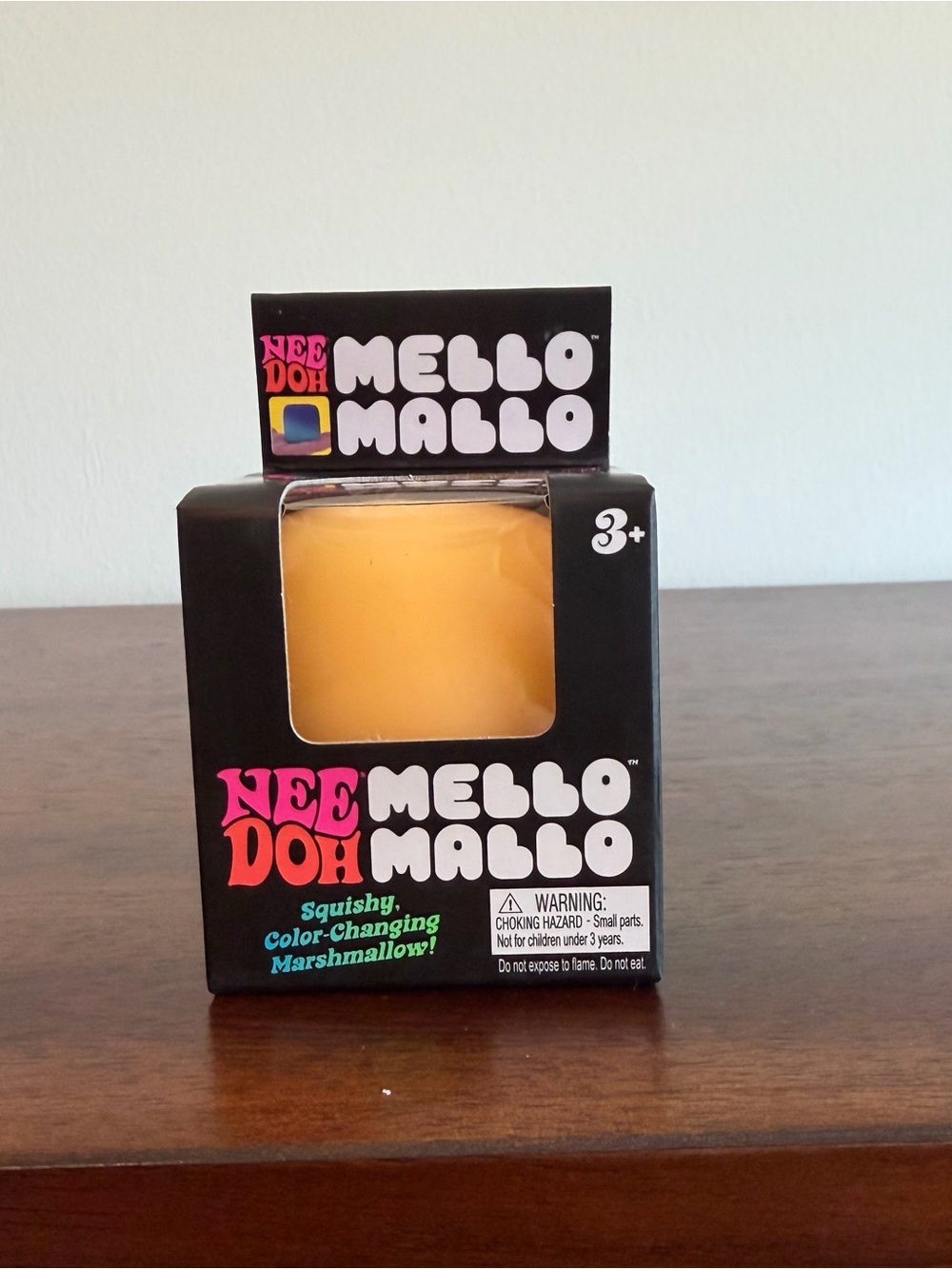 New Doh Mello Mallo Squishy Color-Changing Marshmallow - Yellow
